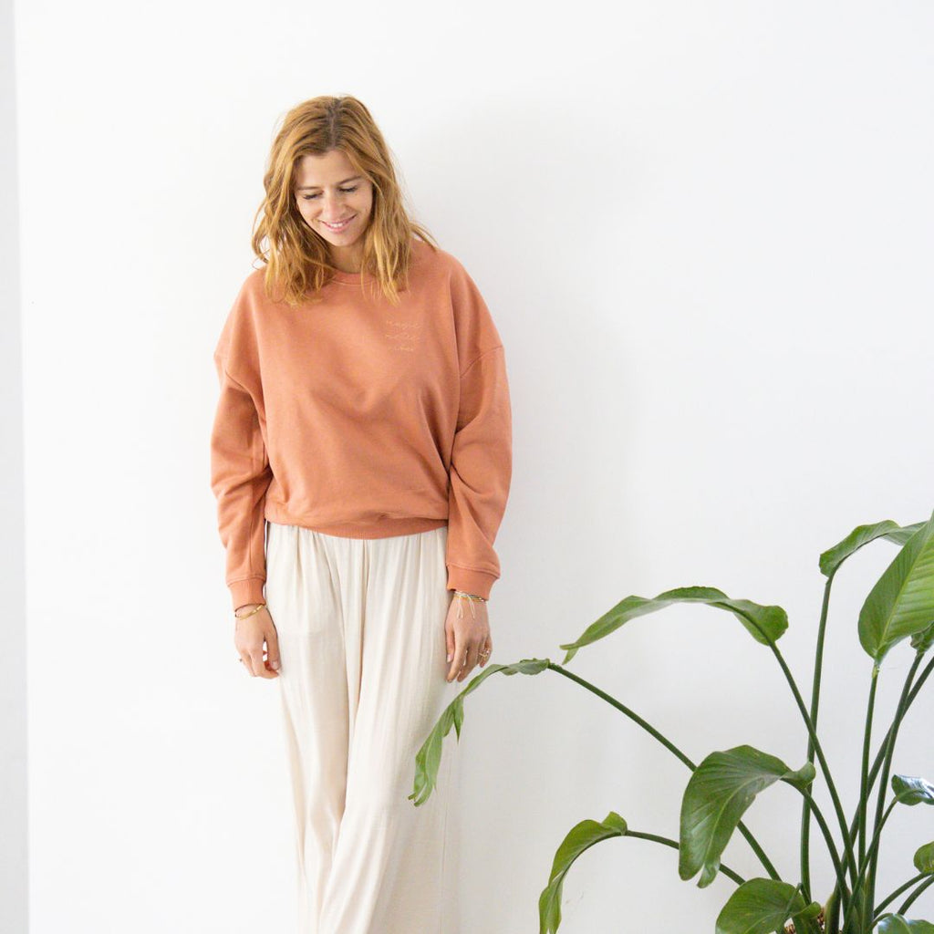 brick dust METIE loose fit