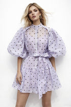 VALIE polka dress LILA