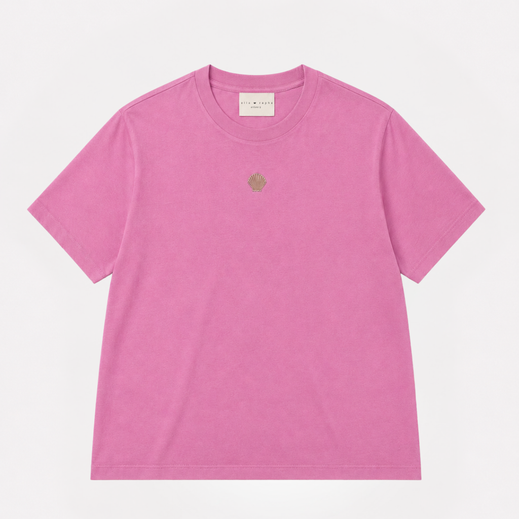 pink SEAHELL t-shirt classic fit