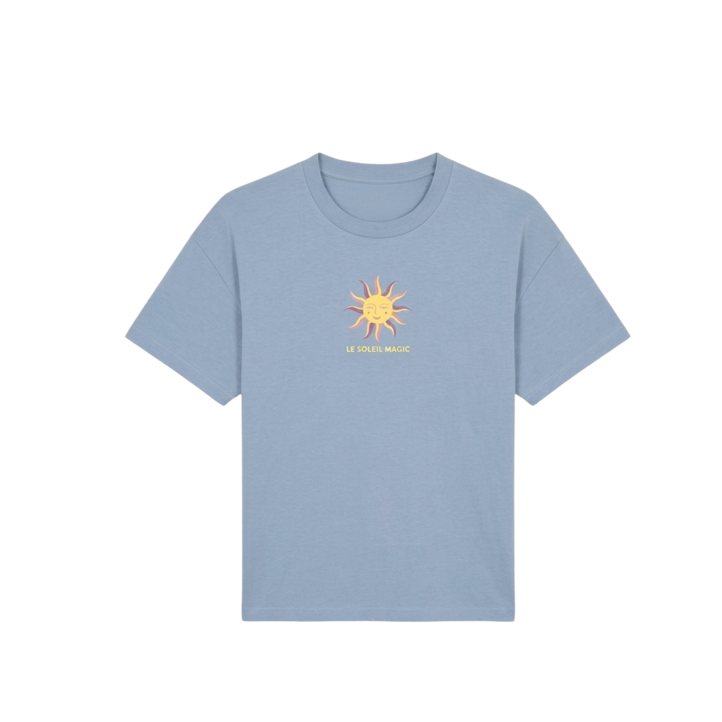 light blue LE SOLEIL MAGIC loose fit t-shirt