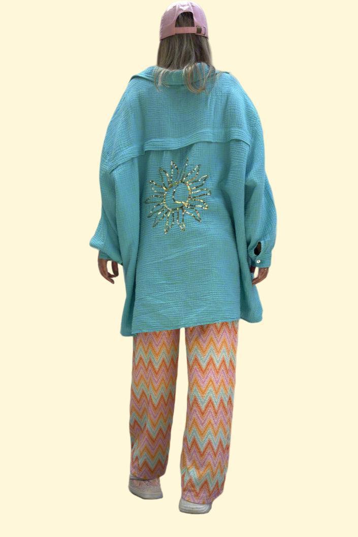 OLIVIA terry pants APEROL