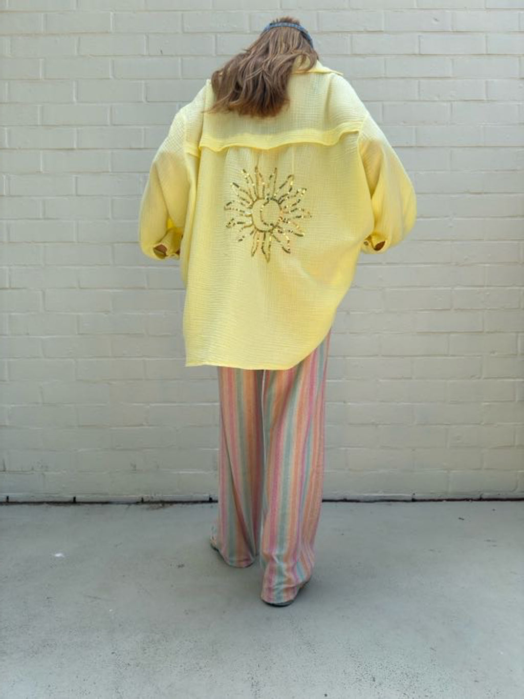 OLIVIA terry pants ROZY stripes