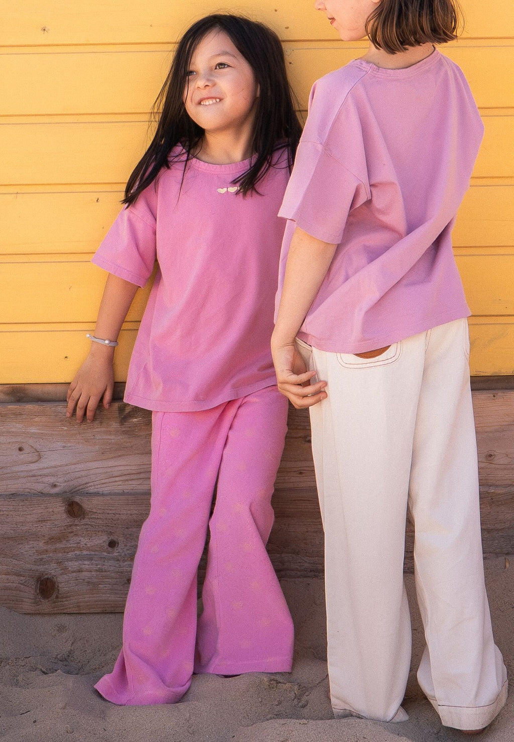 STARFISH terry pants - flared fit