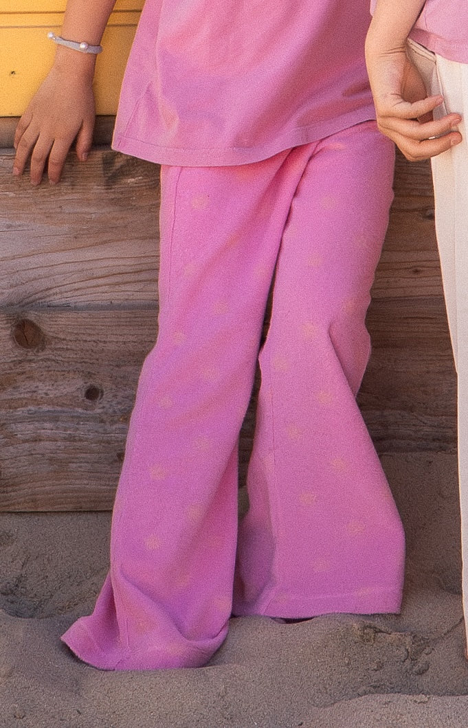 STARFISH terry pants - flared fit