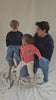 blue magic papa vibes sweatshirt with embroidered text for dads 