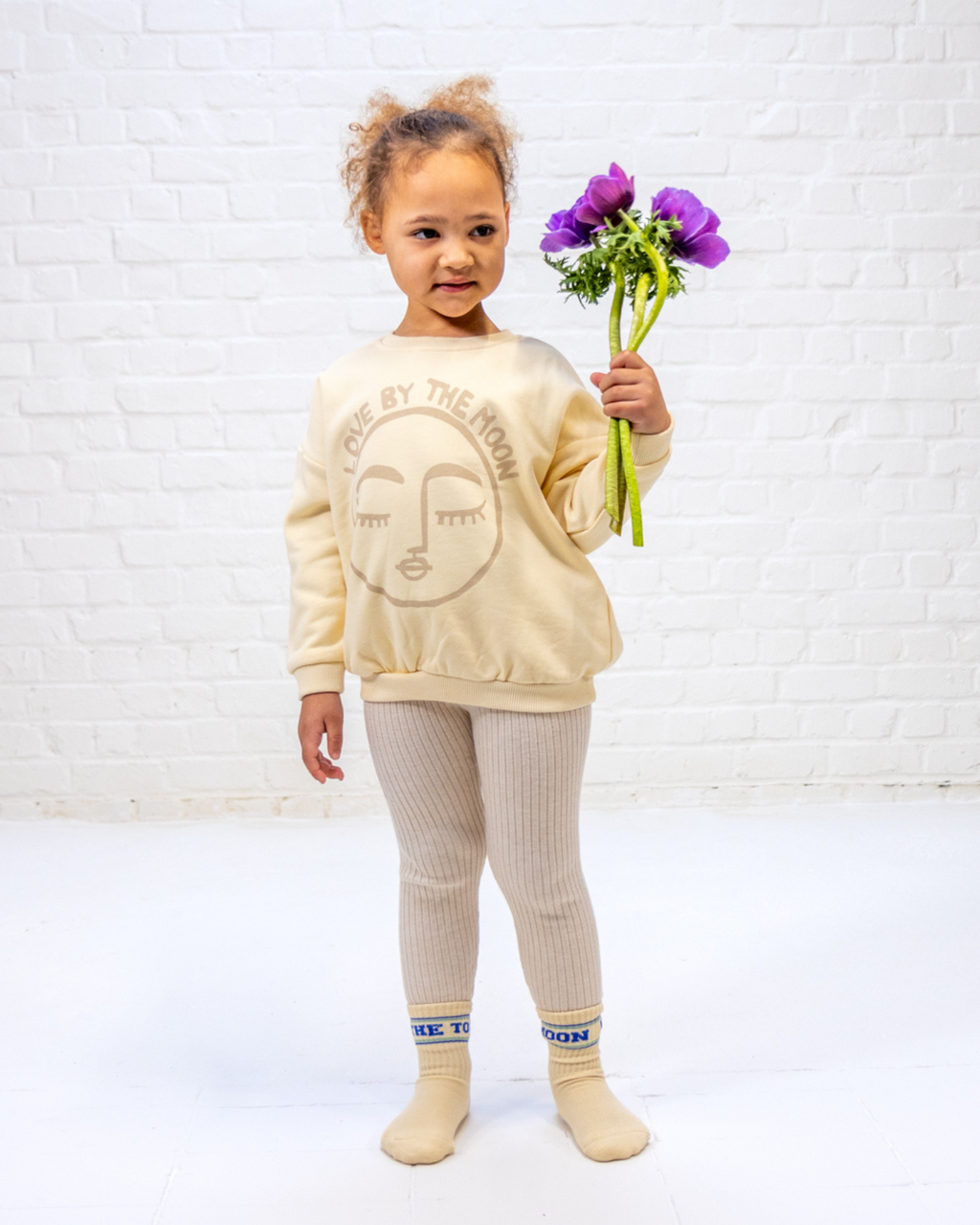 little creamy seashell LOVE BY THE MOON loose fit