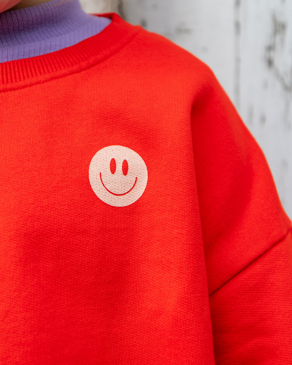 little fiery red NO RISK NO MAGIC loose fit