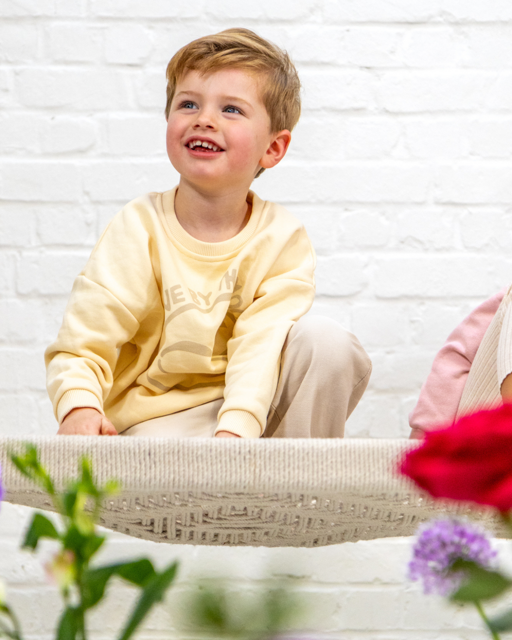 little creamy seashell LOVE BY THE MOON loose fit