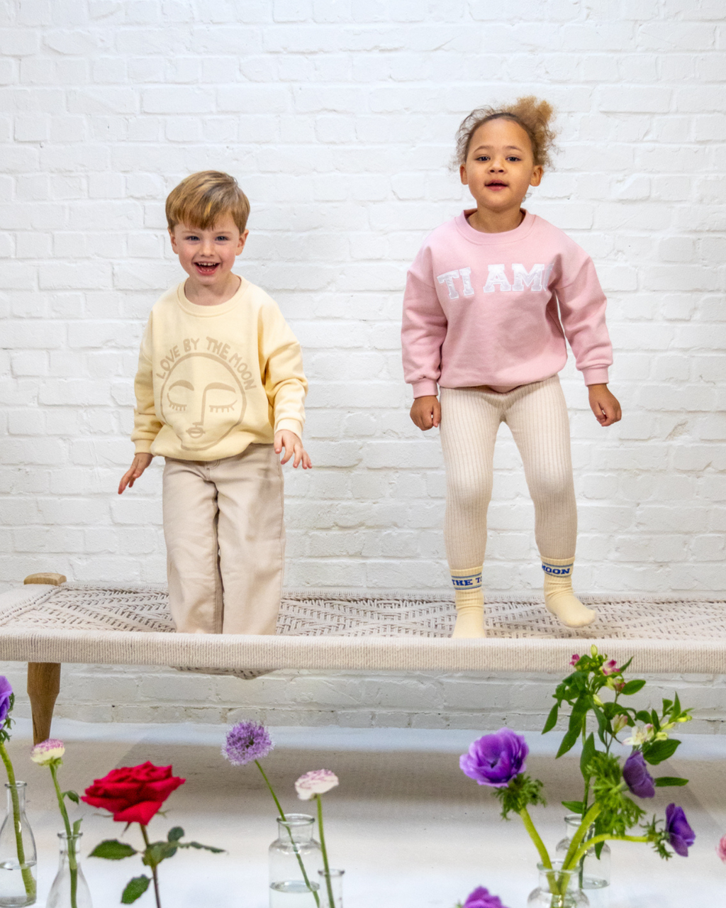 little creamy seashell LOVE BY THE MOON loose fit