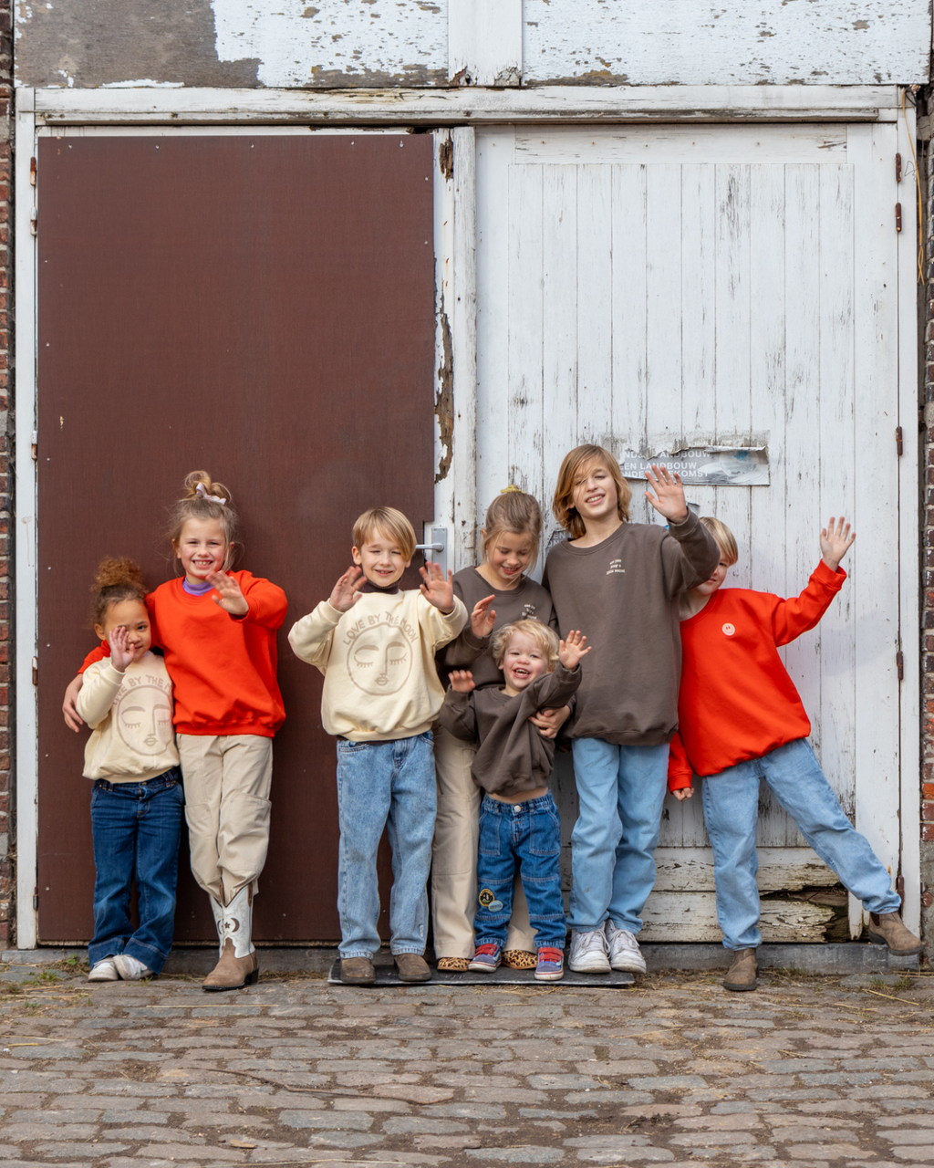 little creamy seashell LOVE BY THE MOON loose fit