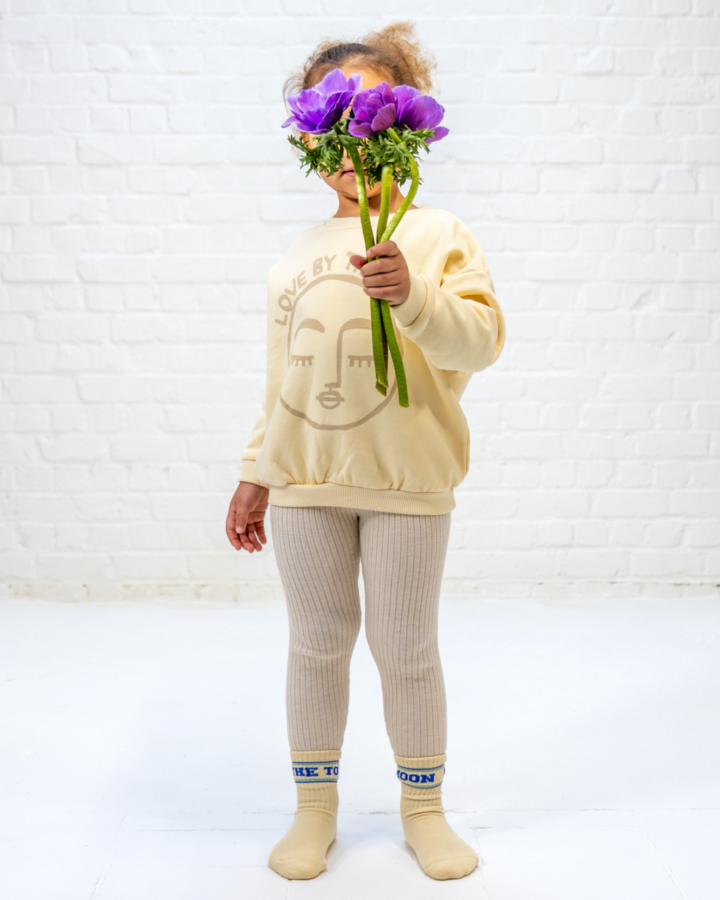 little creamy seashell LOVE BY THE MOON loose fit