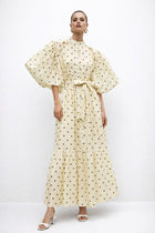 VALIE polka dress BUTTER