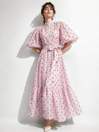 VALIE polka dress PINK
