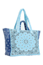 beach bag AMELIA blue
