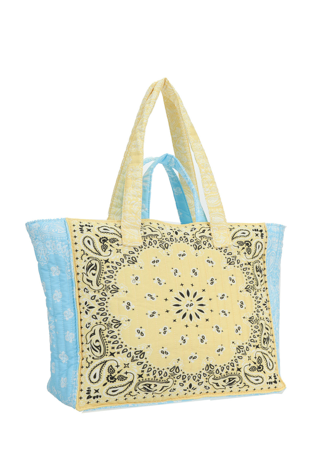 beach bag AMELIA butter yellow