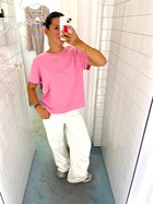 pink SEAHELL t-shirt classic fit
