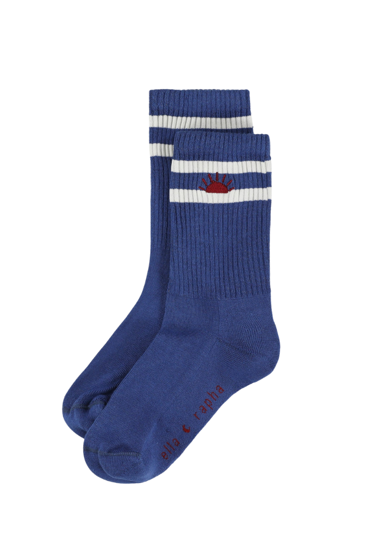 ink blue SUNRISE socks