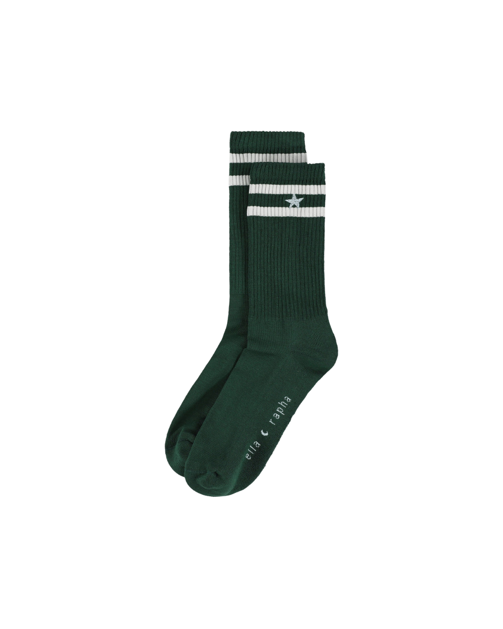 deep green STAR socks