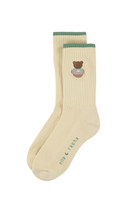 off white TEDDY BEAR socks