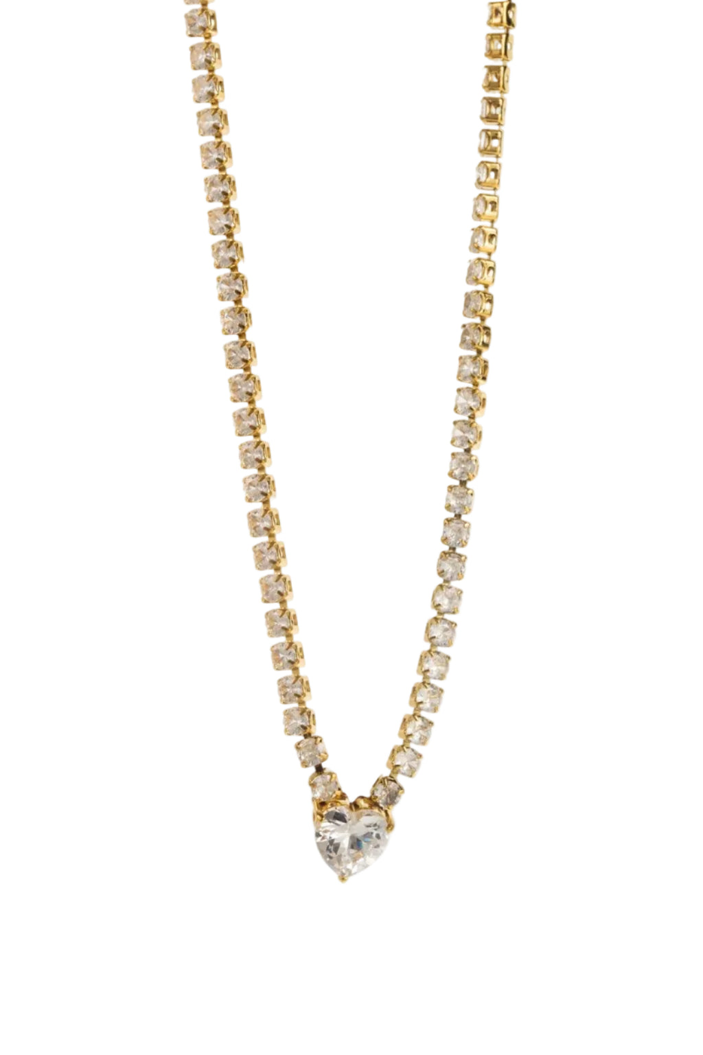 sparkly HEART necklace