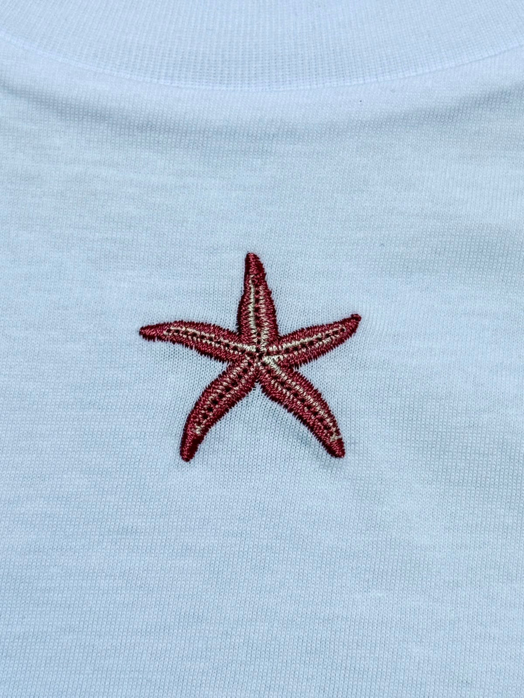 white STARFISH t-shirt loose fit