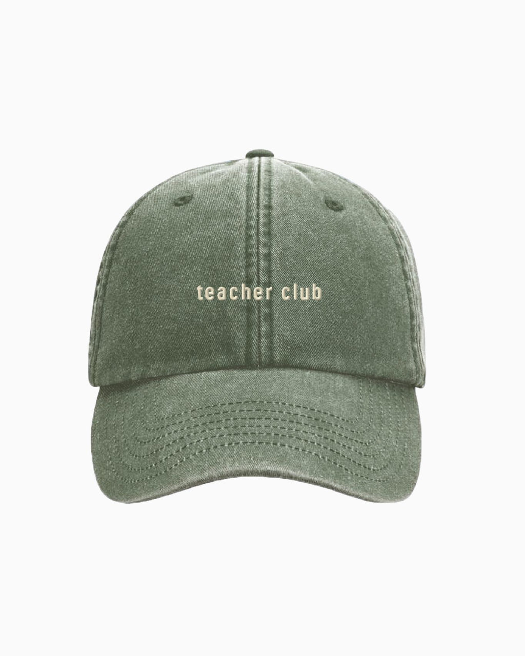 teacher club CAP vintage green