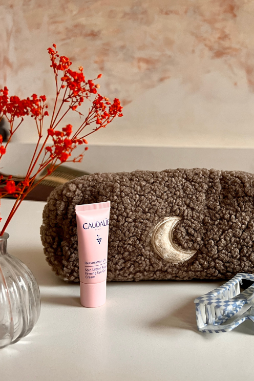 teddy pouch MOON taupe