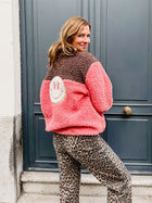 teddy SMILEY JACKET pink