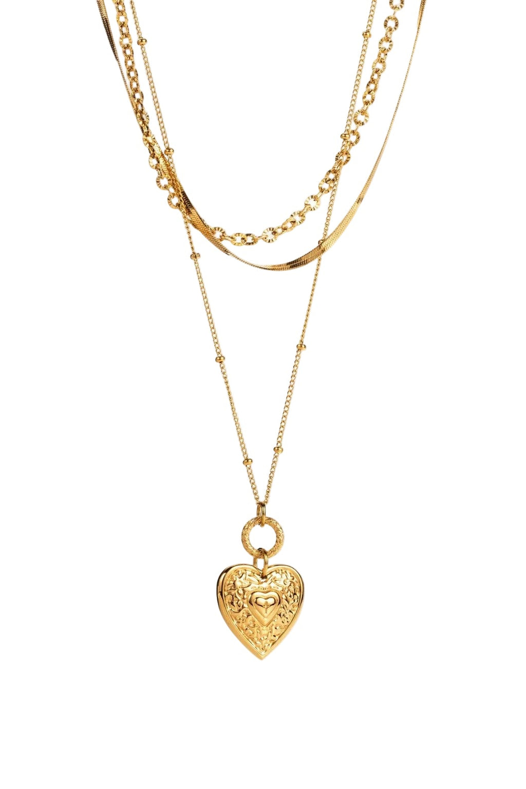 trinity heart necklace
