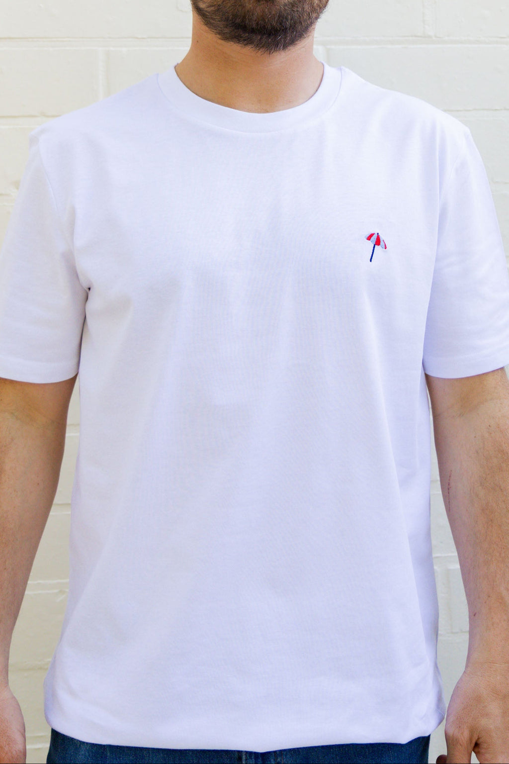 white PARASOL t-shirt