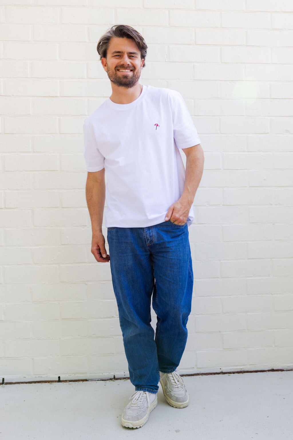white PARASOL t-shirt
