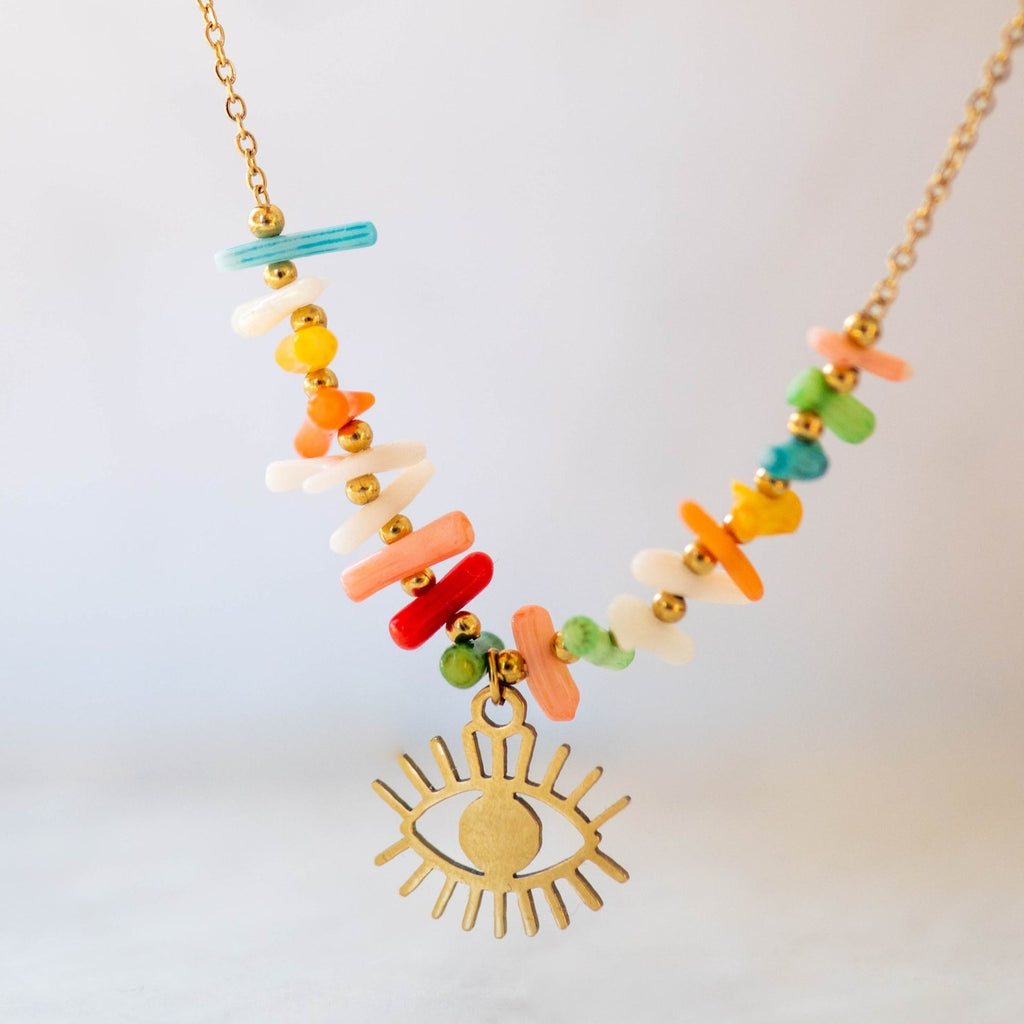 eye of colors NECKLACE