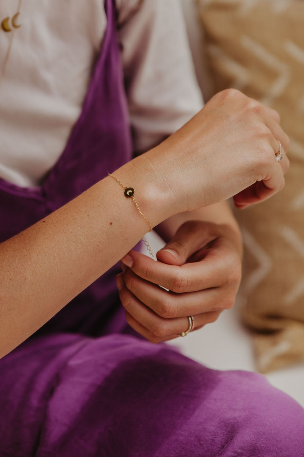 to the moon BRACELET