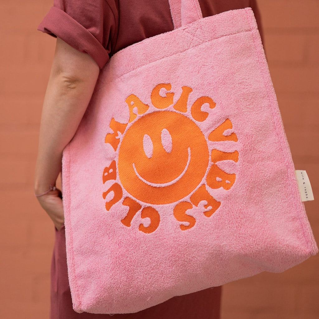 MAGIC VIBES CLUB terry bag