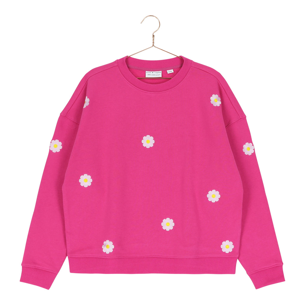 little fuchsia FLOWERS loose fit