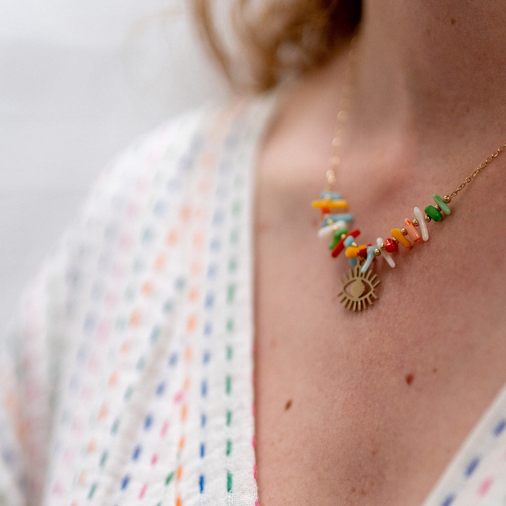 eye of colors NECKLACE