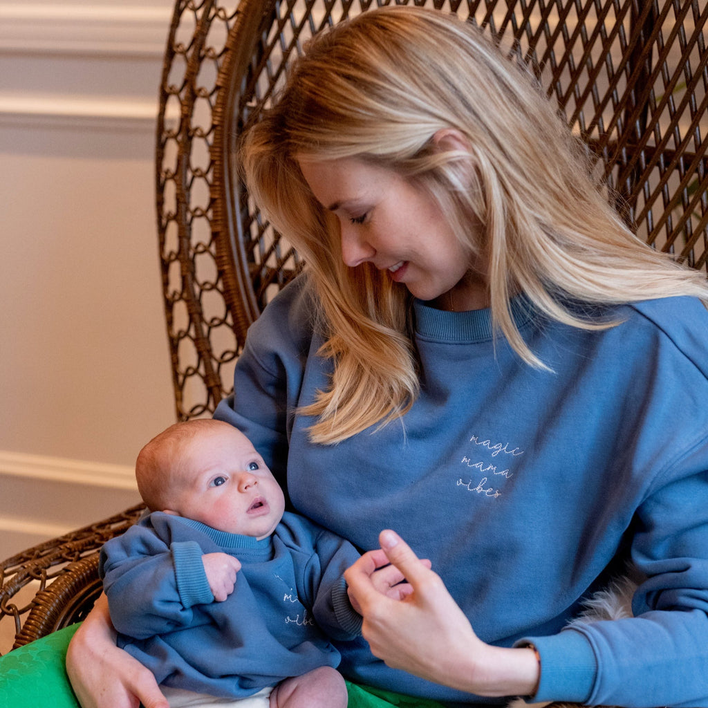 petrol blue MAMA loose fit