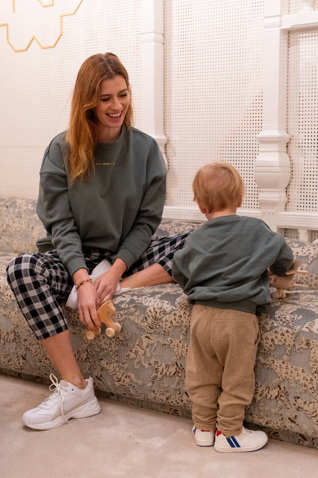 PINE GREEN MINI loose fit