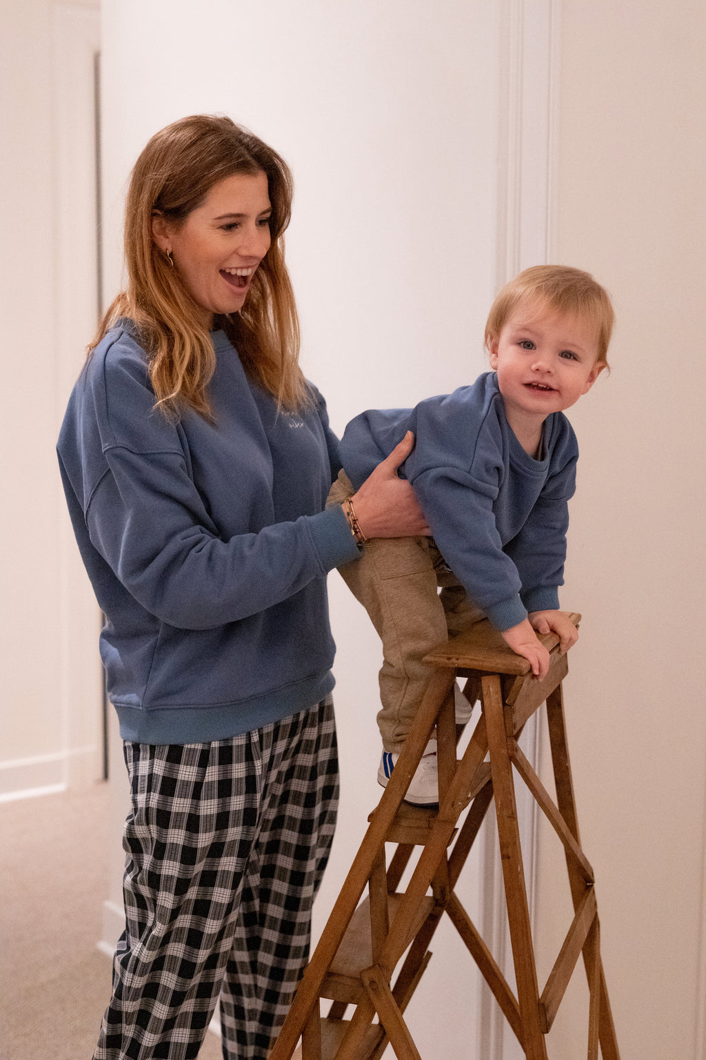 petrol blue MAMA loose fit