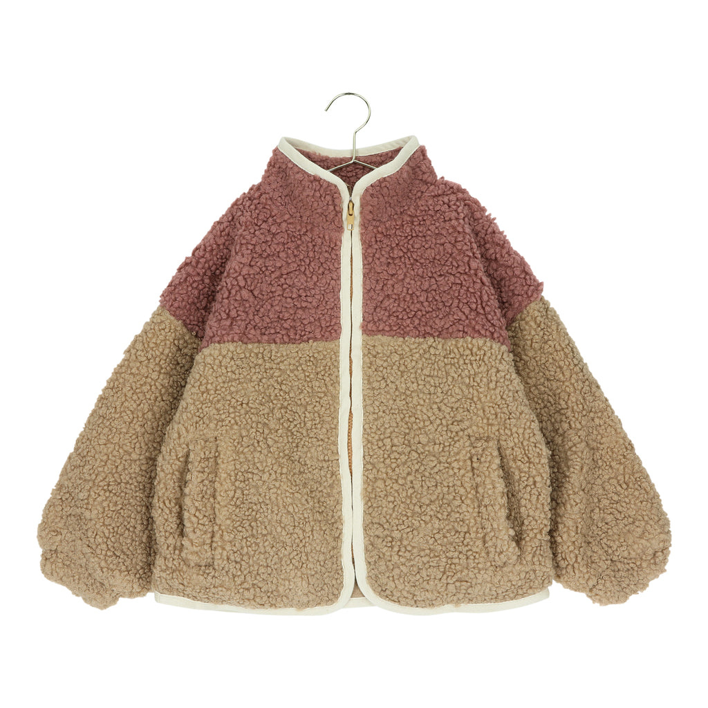 little teddy MOON JACKET cranberry