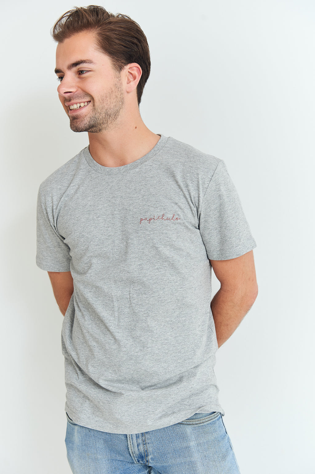 t-shirt  PAPICHULO horizon grey