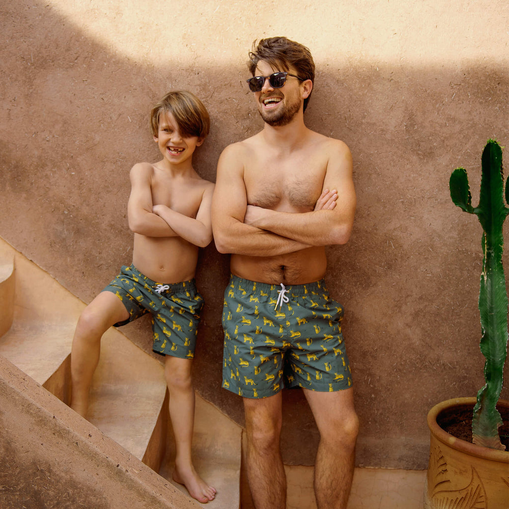 LEOPARD swim short