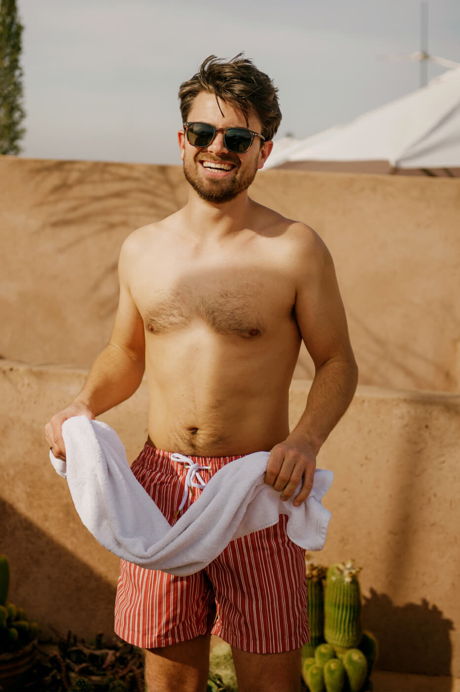 RIAD RED swim short