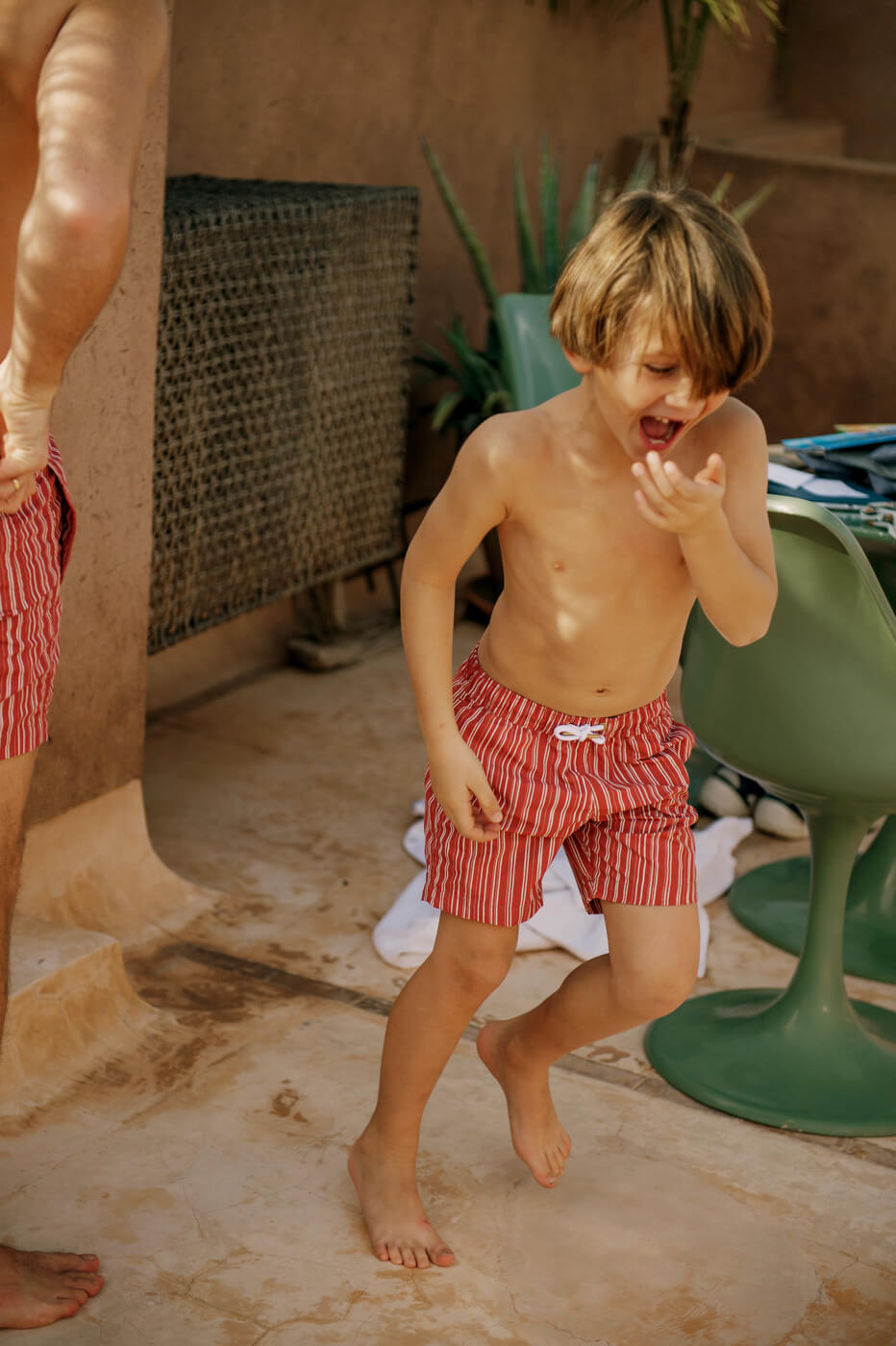 RIAD RED boys swim short