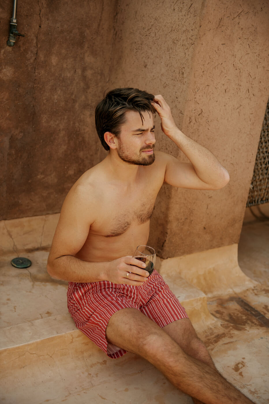 RIAD RED swim short