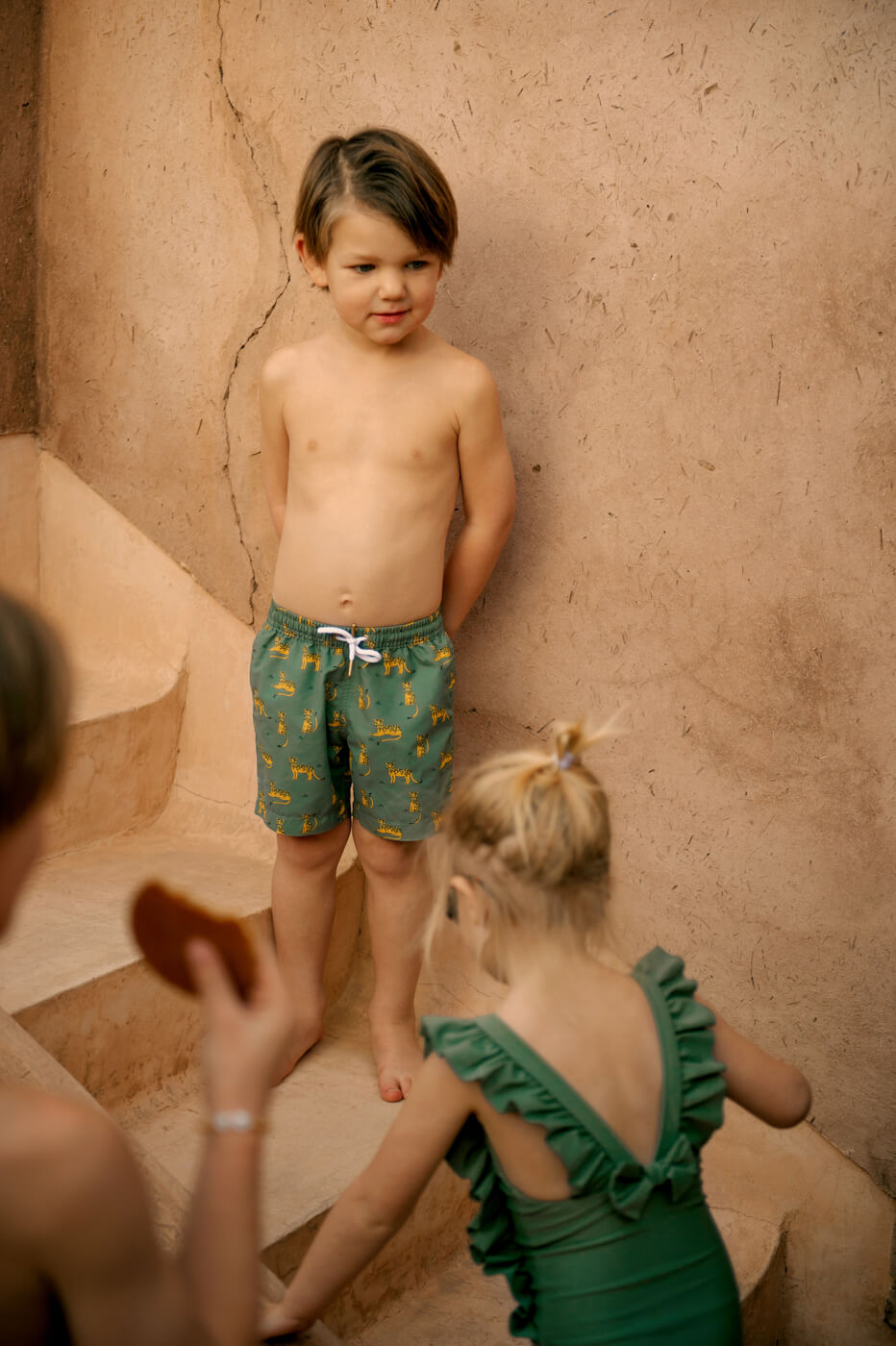 LEOPARD girls bathing suit