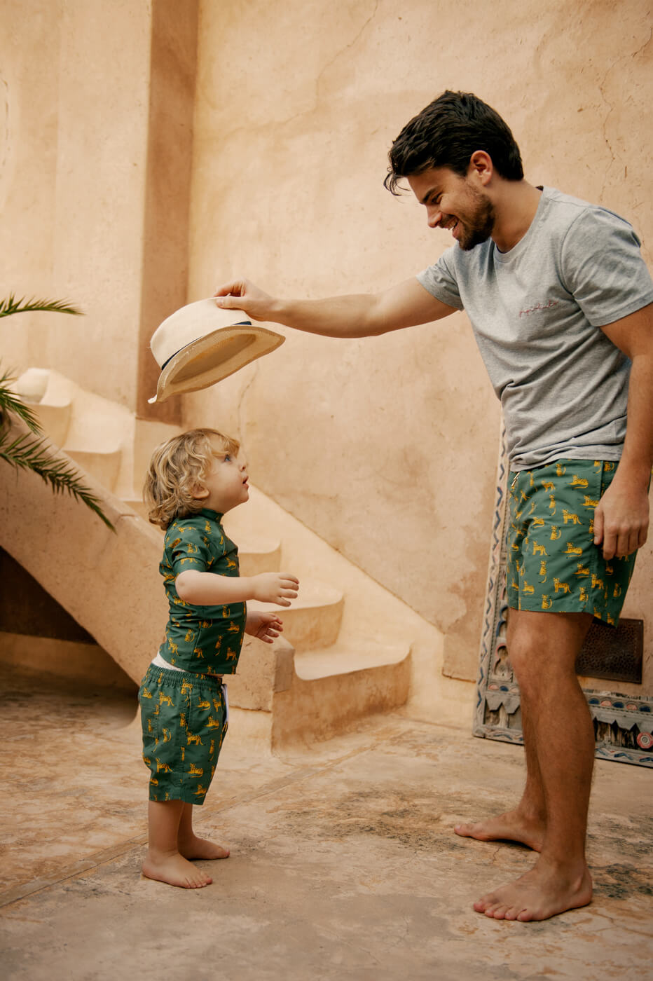 LEOPARD boys swim short