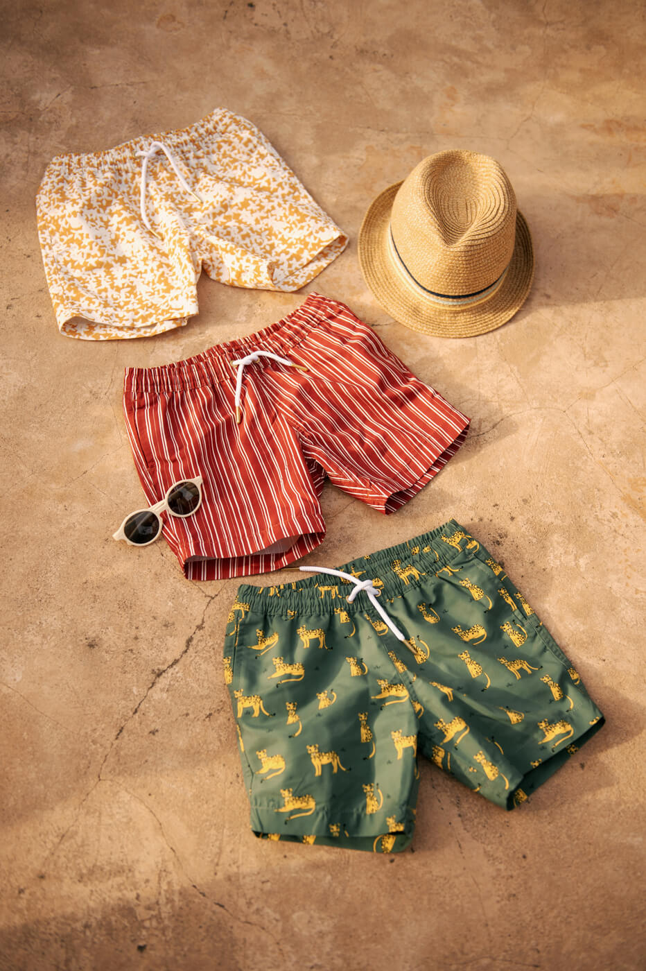 RIAD RED boys swim short