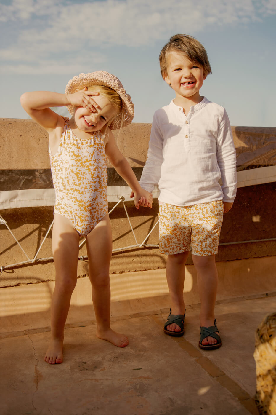 APPLE BLOSSOM girls bathing suit