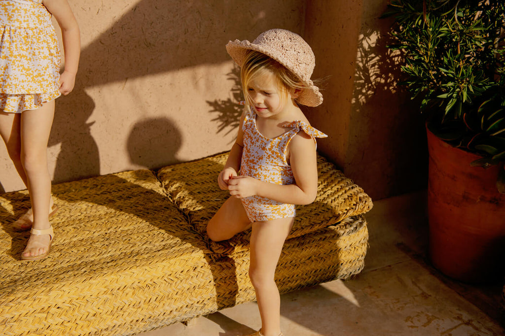 APPLE BLOSSOM girls bathing suit